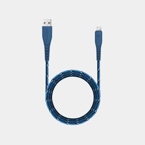 کابل شارژ USB به لایتنینگ انرجیا مدل NyloFlex طول 1.5 متر 